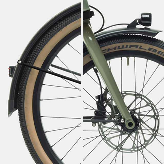 Lighting: Front & rear light, dynamo hub