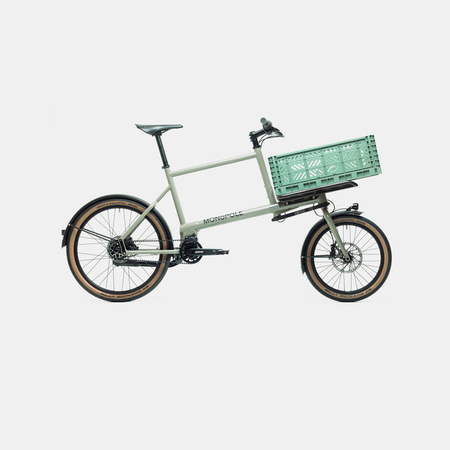 Size and color: S | Soft Gray — Cargo Rack: Almond Green